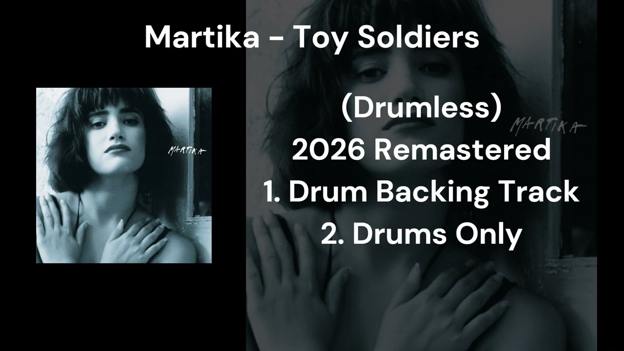 Martika - Toy Soldiers (Drumless) 2026 Remastered 1.Drum Backing Track 2.Drums Only