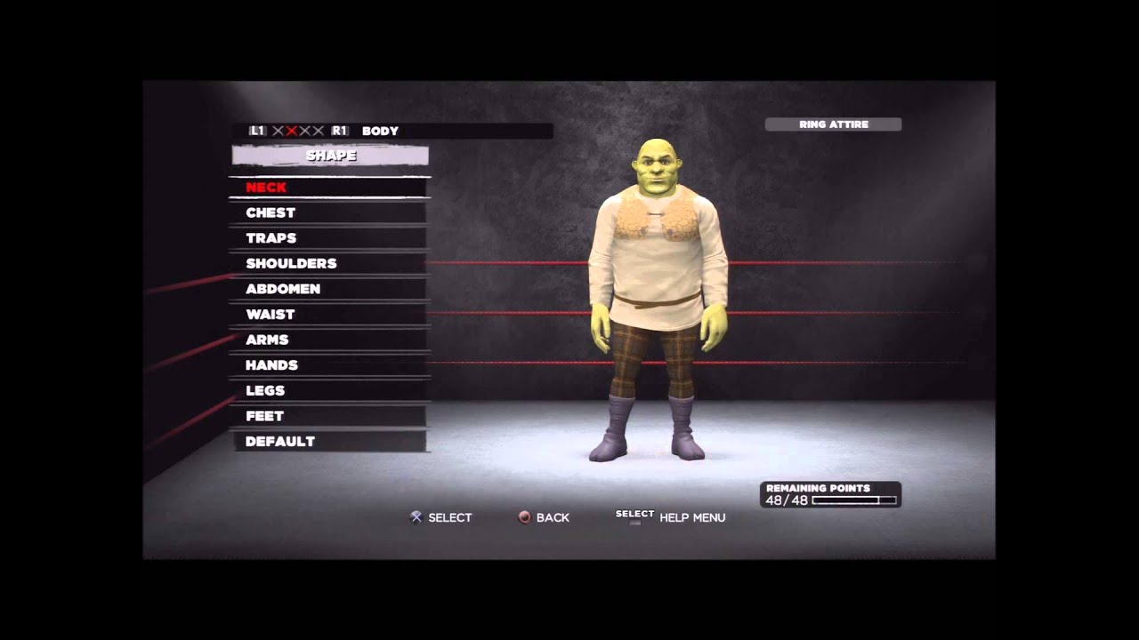 Shrek - WWE 13 -marcusgarlick