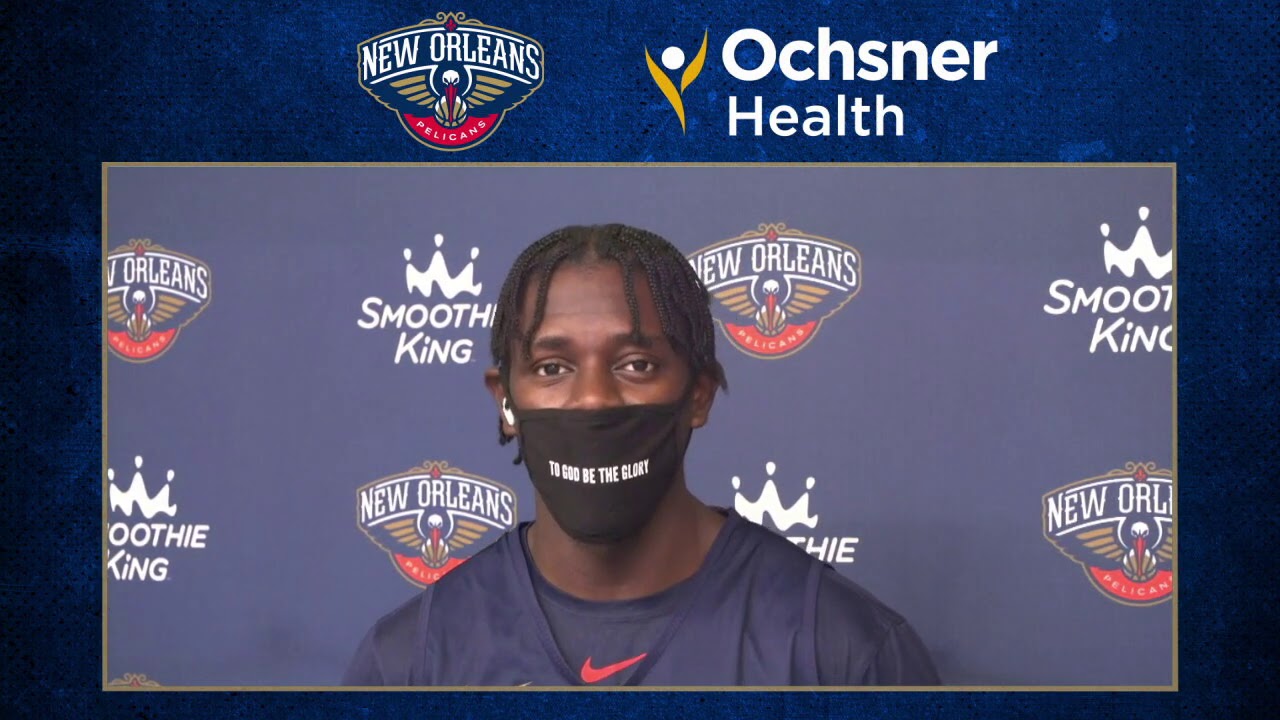 Jrue Holiday Impressed w/ Lonzo & NAW in Orlando | Ochsner Pelicans Practice
