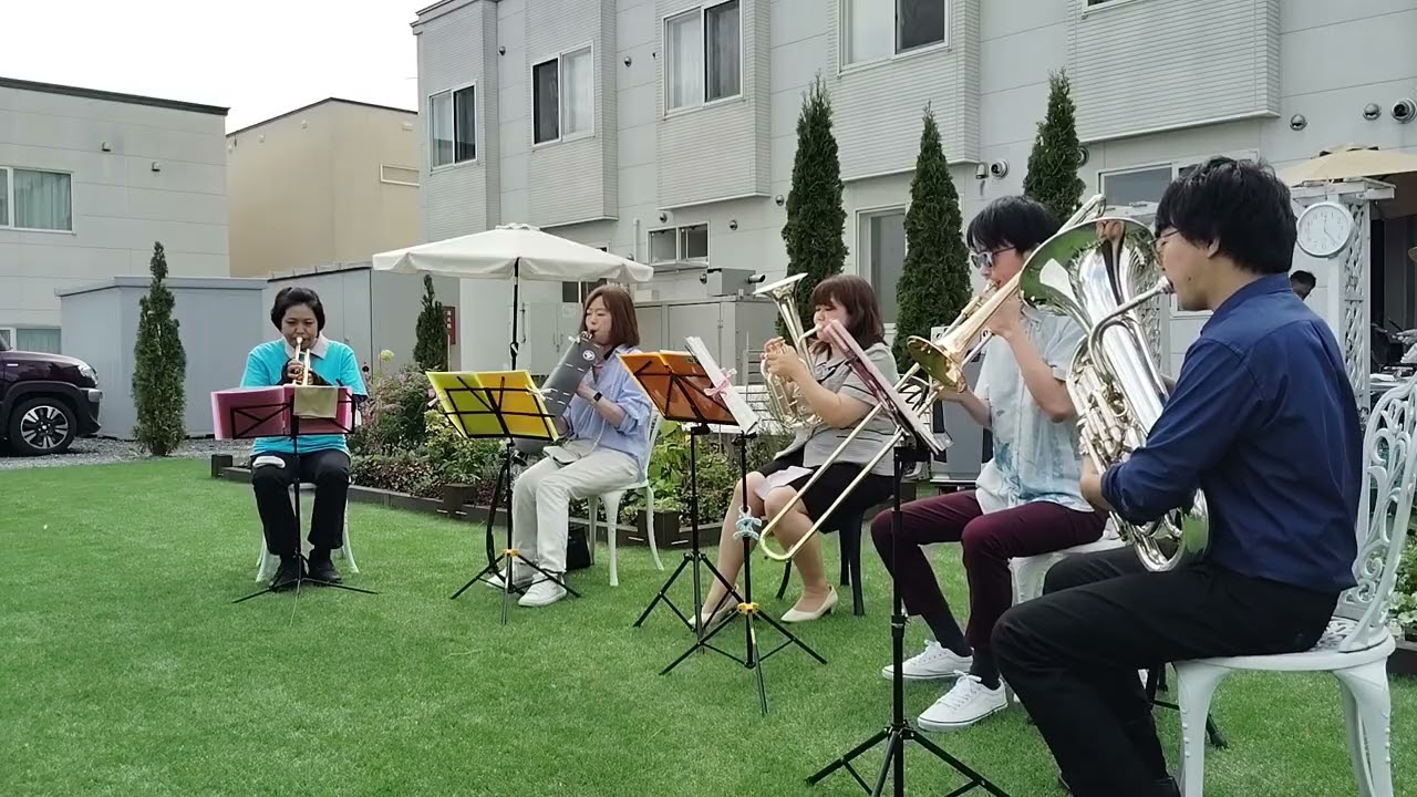 クリアアサヒCMで有名な『東京ブギウギ』を混成5重奏で演奏してみた。