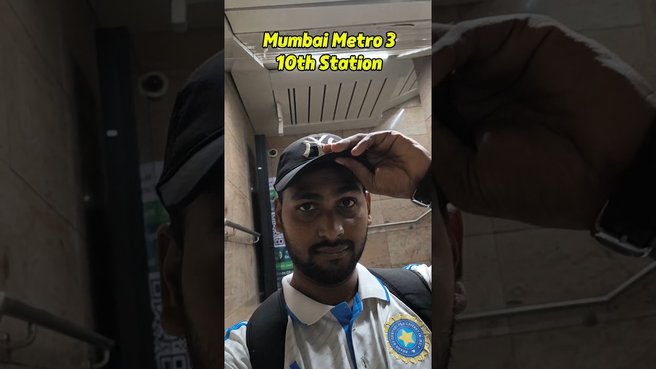 10th Station Underground Metro 3 | #mumbai #metro #girithewalker #mumbaimetro