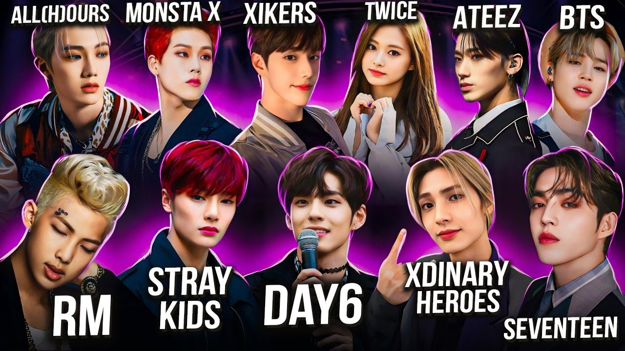 Реакция на Stray Kids, BTS, Ateez, Seventeen, Xikers, Monsta X, All(h)ours, Xdinary Heroes, Day6