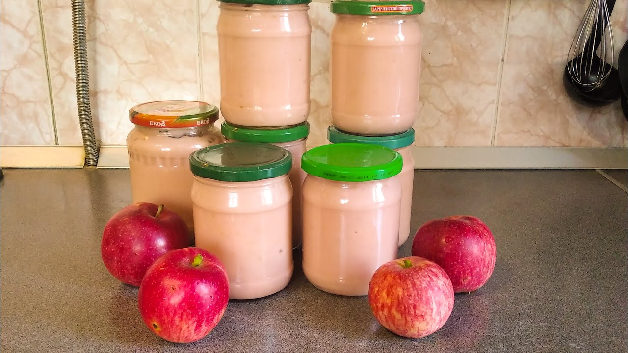 Нежное ЯБЛОЧНОЕ ПЮРЕ со сливками