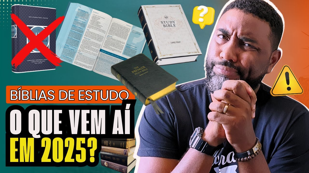 👑NOVIDADES sobre Bíblias de Estudo - O que vem por aí em 2025? | Flávio Sacramento