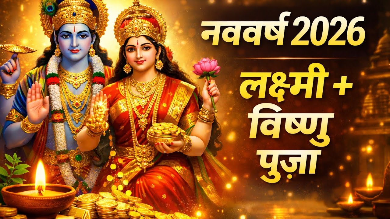 नए साल पर विष्णु–लक्ष्मी कृपा: धन, सुख और समृद्धि का दिव्य आरंभ #laxmipuja 