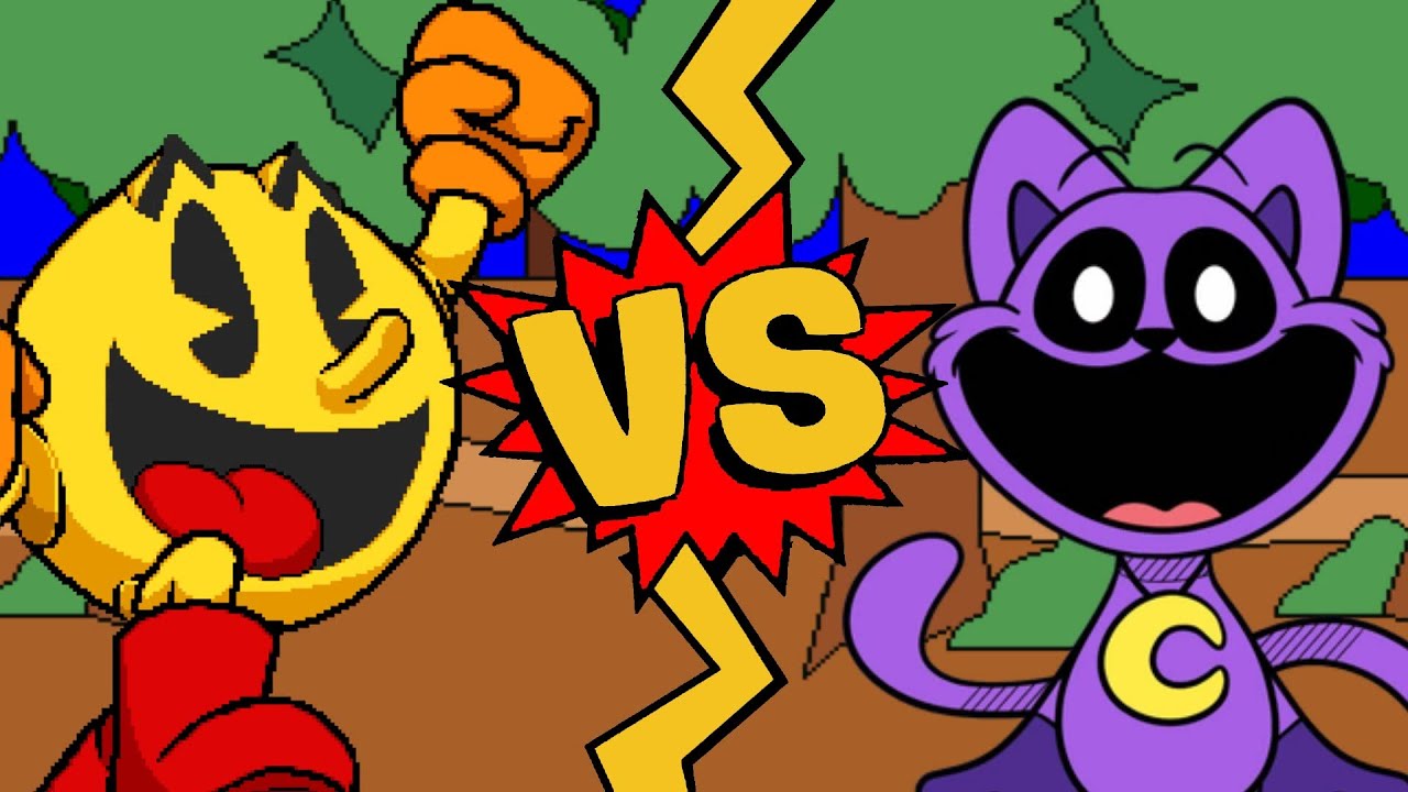 Битвы M.U.G.E.N. | Pac-Man против Catnap | Namco против Poppy Playtime