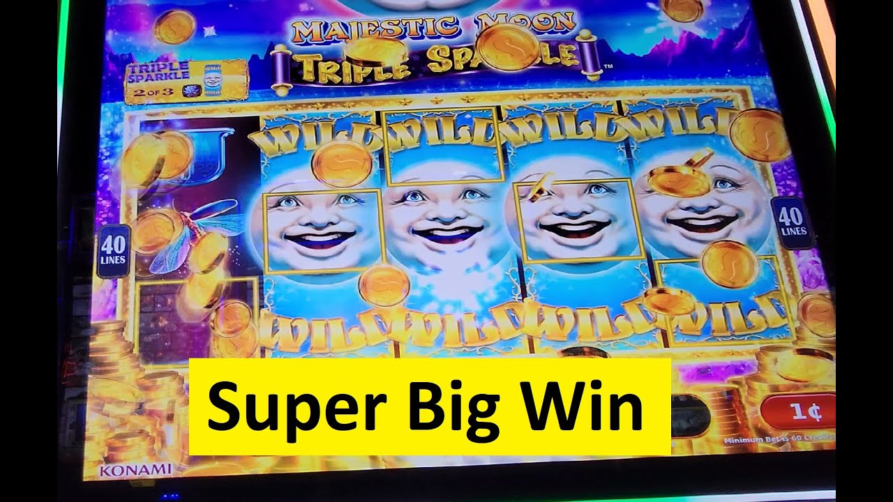 Super Big Win!! Majestic Moon Triple Sparkle! Konami Game