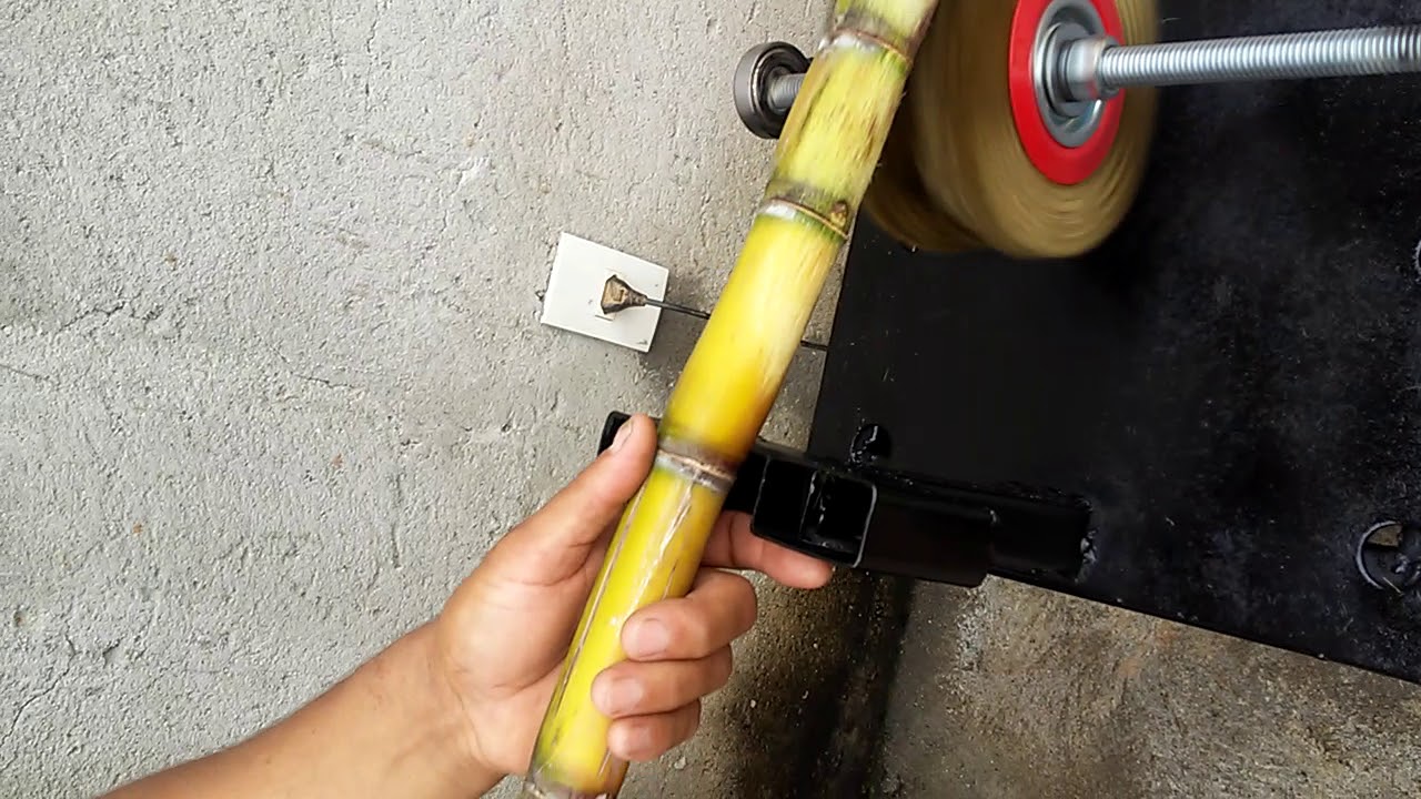 Como fazer raspador de cana pra passar no engenho pra fazer garapa