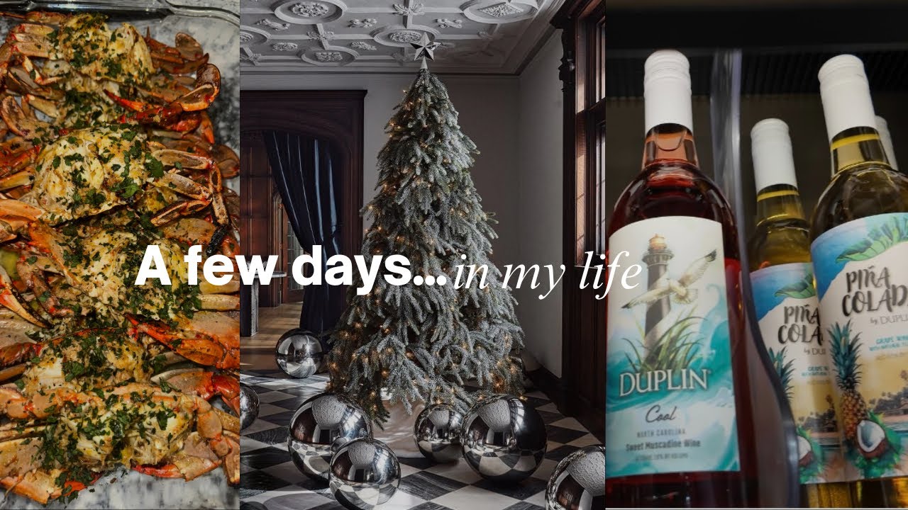 MY CHRISTMAS INSPO! + TWO TREES! + BESPOKE APPLIANCES! + TOTAL WINE! + GRILLED CRABS! + FAMILY TIME!
