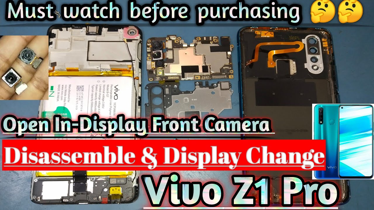 How to disassemble & Display change Vivo Z1Pro | Vivo Z1X | Vivo Z1Pro Teardown | Change back cover