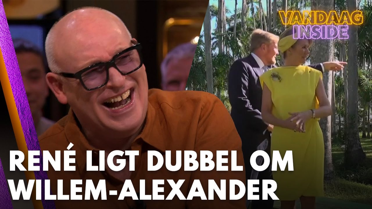 René van der Gijp ligt dubbel om ingrijpen van koning Willem-Alexander tijdens fotomoment