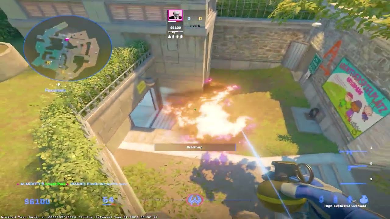 how to molly t stairs in CS2 overpass