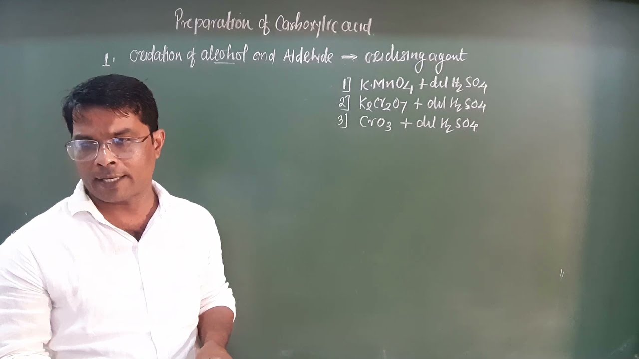 Preparation of Carboxylic Acid By  Oxidation Reaction