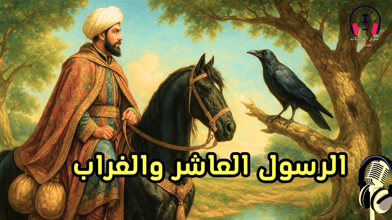 قصة الرسول العاشر والغراب، من القصص المشوقة قبل النوم، ضع السماعات واستمع، سوق الحكايات والقصص