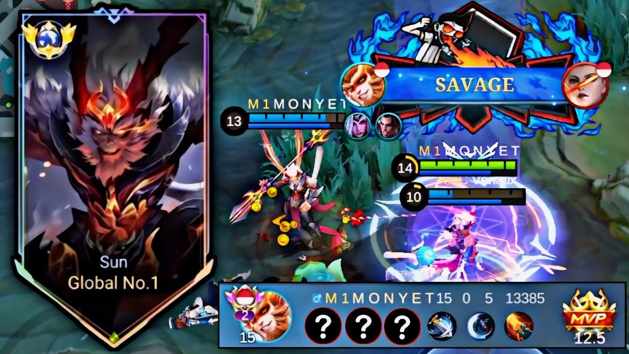 BUILD SAVAGE SUN TERSAKIT 2024 - SEKALI MUKUL SAVAGE  | MOBILE LEGENDS