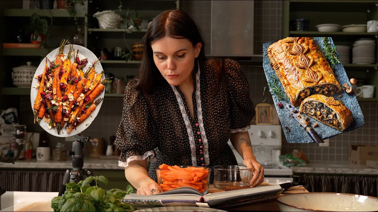 L'art de recevoir à Noël🍄‍🟫🍽️ Mon menu végétarien & préparation du repas