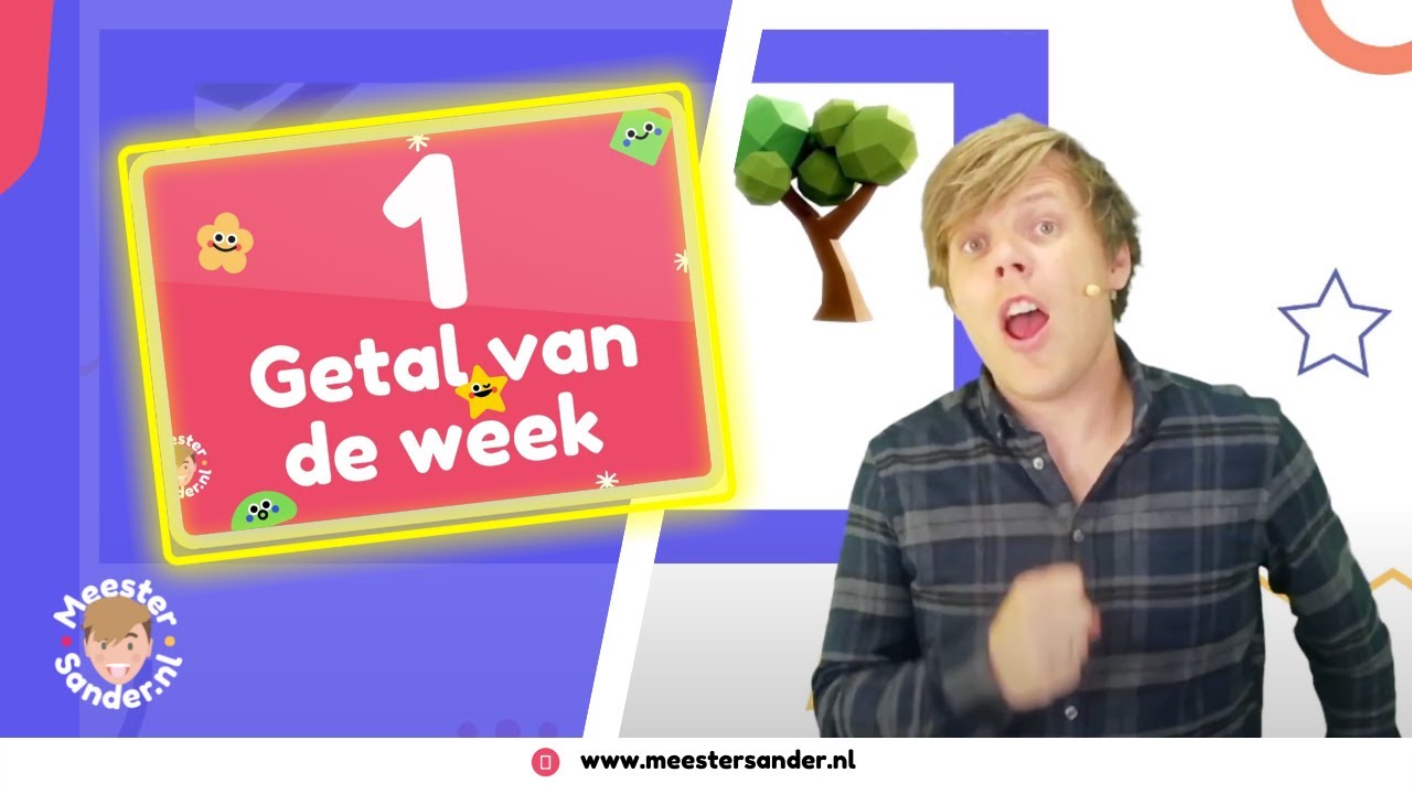 Bewegend leren - Getal van de week - 1 intro maandag