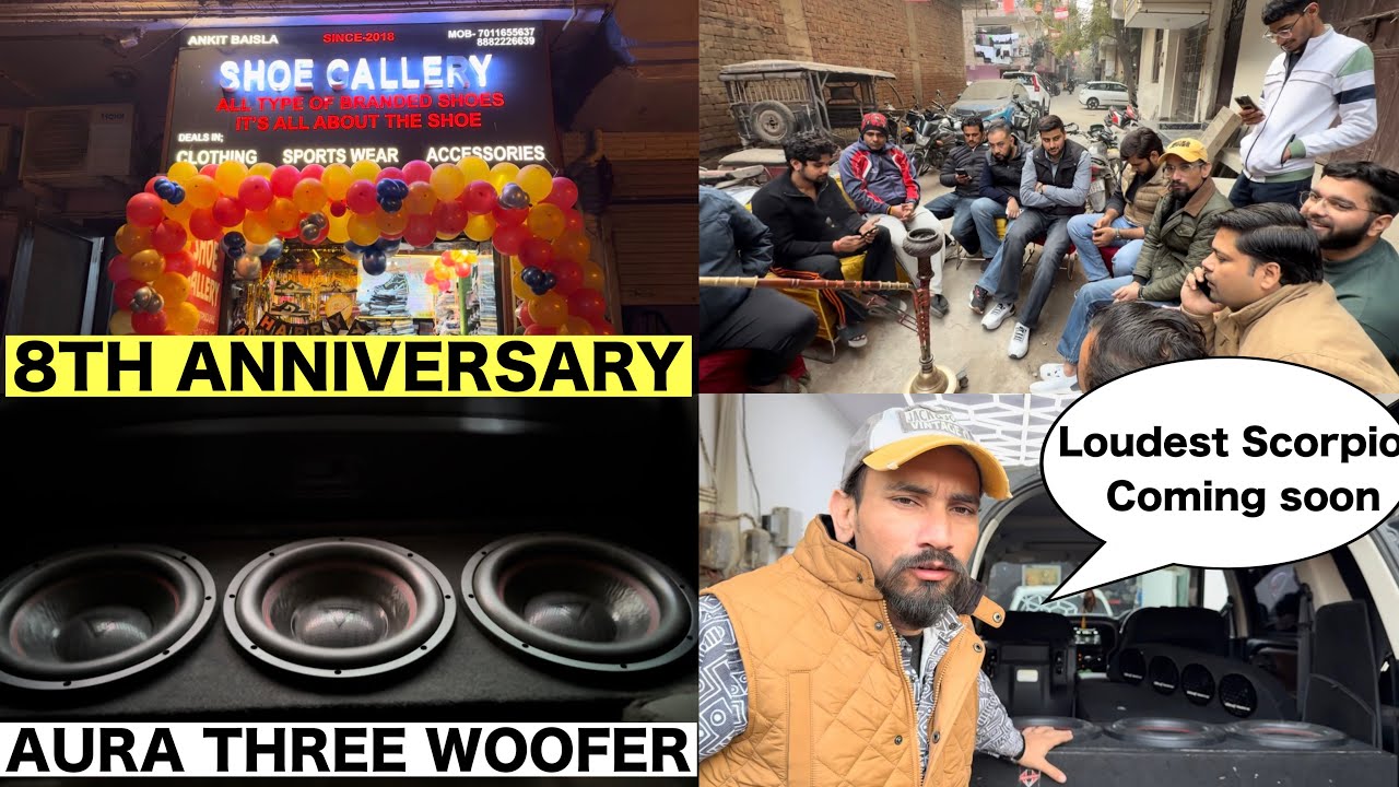 80000/- में सारा setup Aura with  Processor! 8th ANNIVERSARY Shoe gallery ! Three 750 rms aura N ! 