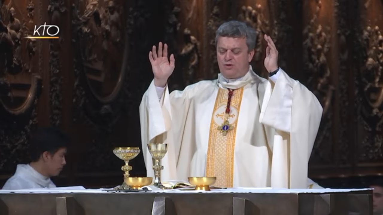 Messe &agrave; Notre-Dame de Paris du 13 janvier 2019