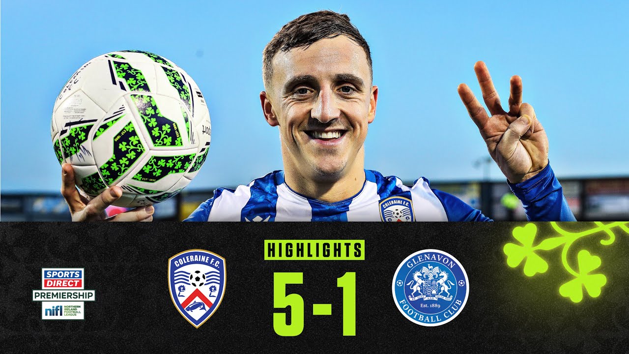 Cooper hat-trick! | Coleraine 5-1 Glenavon | #sportsdirectprem