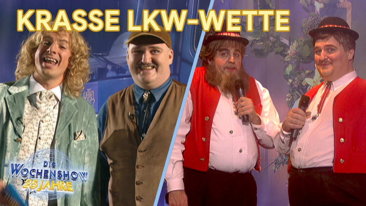 Das große WETTEN DASS... Spezial (2/3) - LKW, Hella von Sinnen, Playmates | Wochenshow