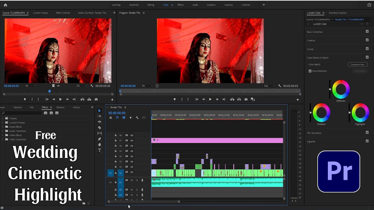 FREE Premiere Pro Wedding Highlight Project Download Now!