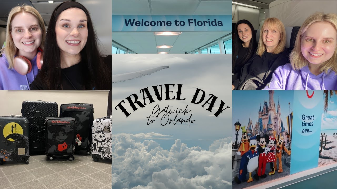 Travel Day to Walt Disney World | London Gatwick - Melbourne Orlando | Halloween Vlog Series