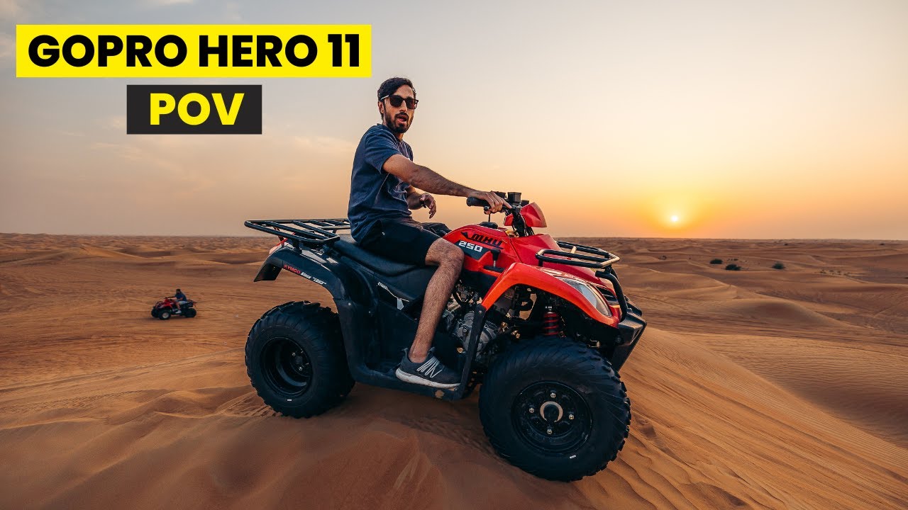 Desert Quad Biking Adventure DUBAI POV  4K 😍 - GoPro Hero 11