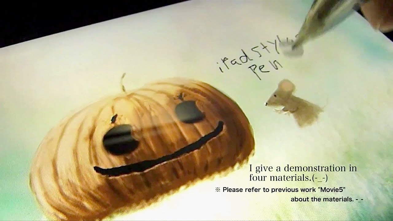 iPad _φ(-_- Transparent Pen Movie6 (English) (6/9)