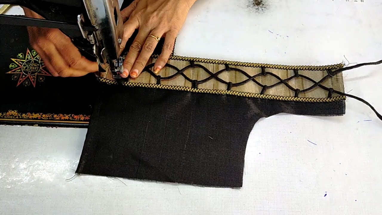 Easy Blouse neck design