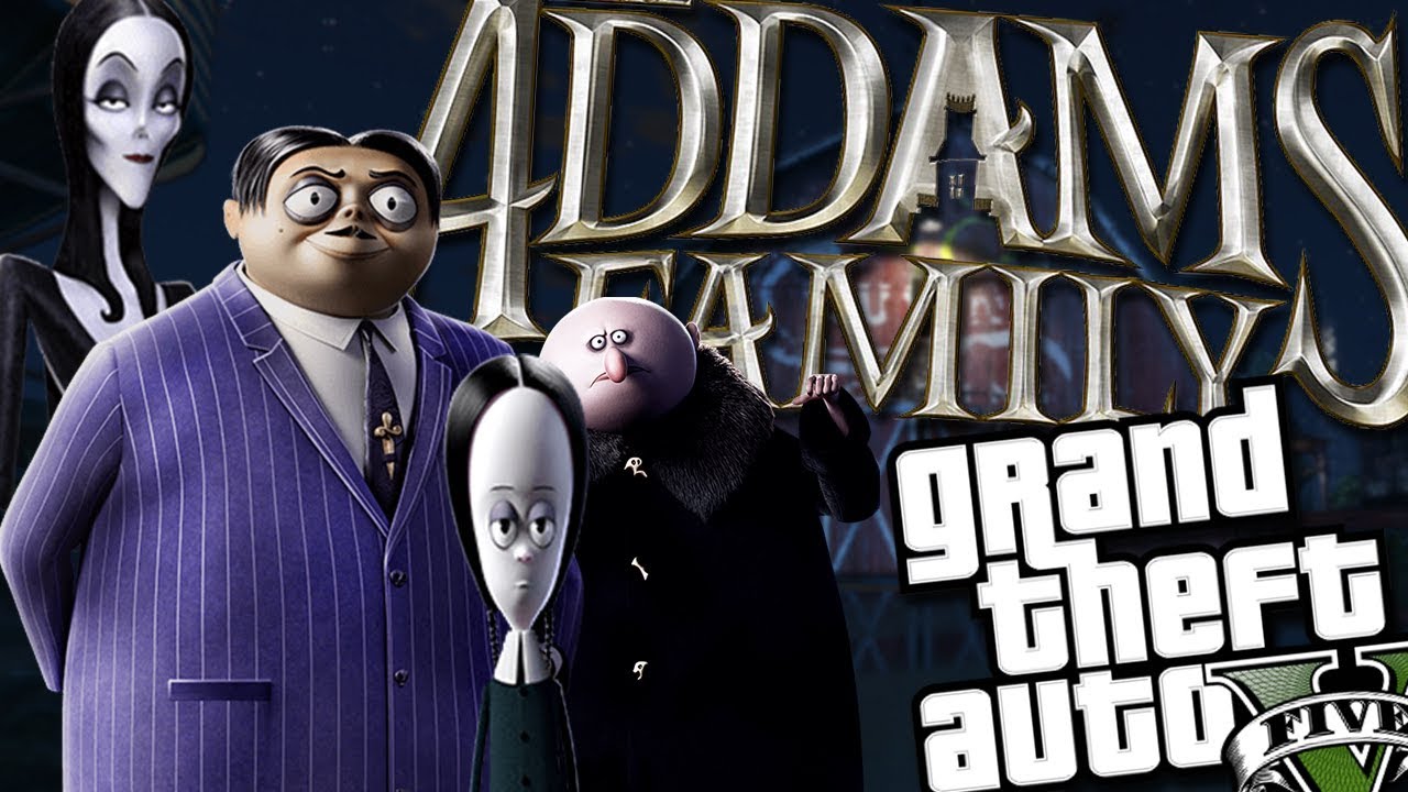 Мод «Семейка Аддамс» (геймплей модов GTA 5 для ПК)