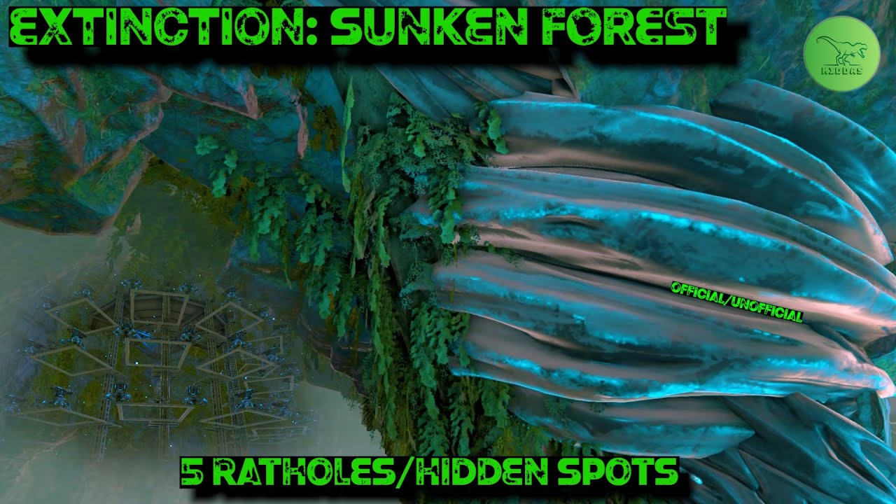 5 Of The BEST Larger Base Locations On Extinction In The Sunken Forest 2021 - Ark: Survival Evolved
