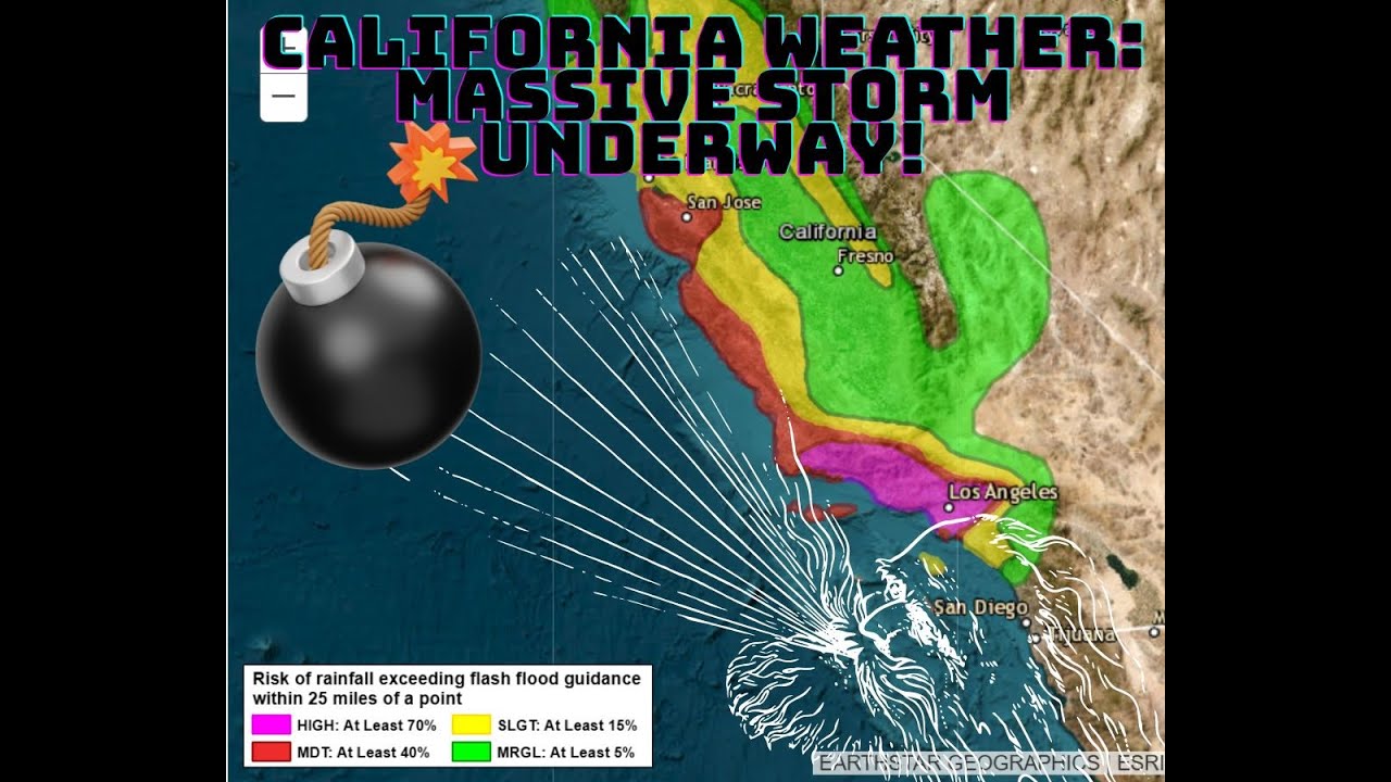 California Weather: Here we go, Dynamic Storm Arrives!
