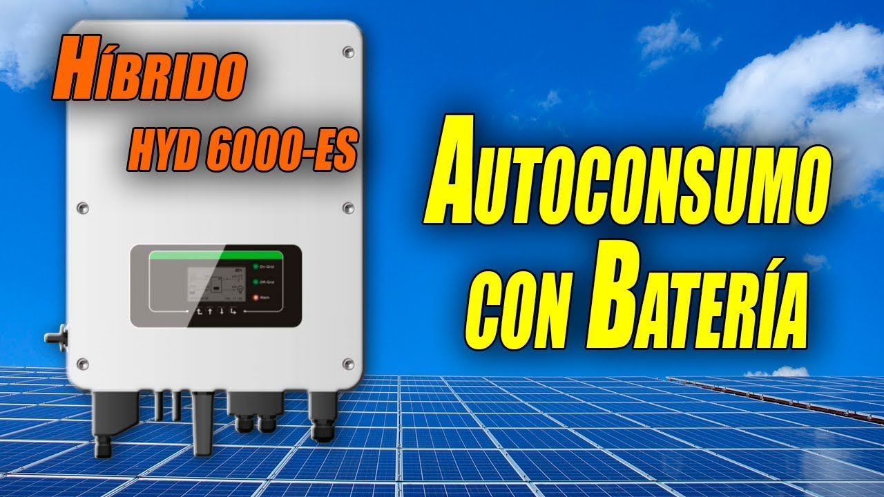 Instalación híbrido Sofar HYD 6000-ES. Autoconsumo con batería de litio.