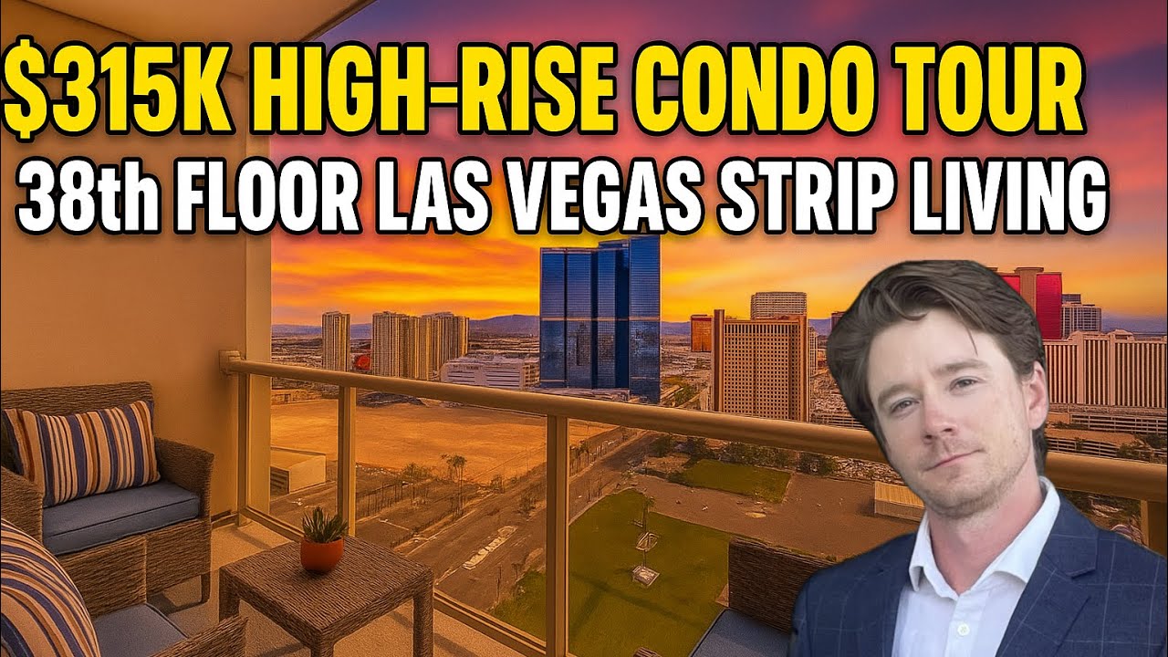 $315K High-Rise Condo Tour | 38th Floor Las Vegas Strip Living