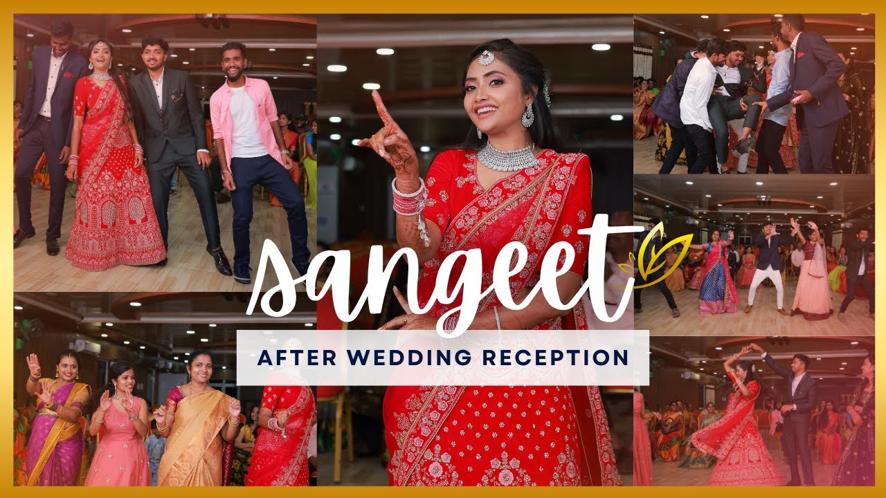 Sangeet Dance😍💃🕺|Telugu Wedding💍|Chandana❤️ Prasanna Kumar|Wedding Reception Day💍|Telugu Sangeet✨🔥