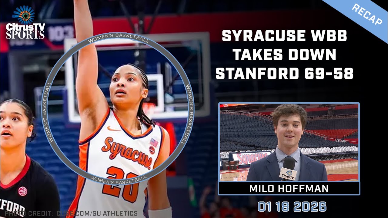 Syracuse Women's Basketball takes down Stanford at home 69-58.