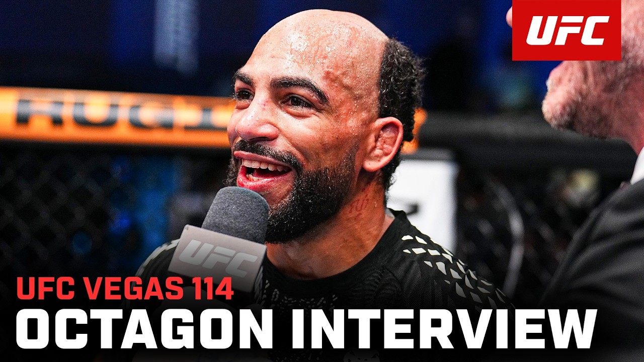 Интервью Чарльза Джонсона в октагоне | UFC Vegas 114