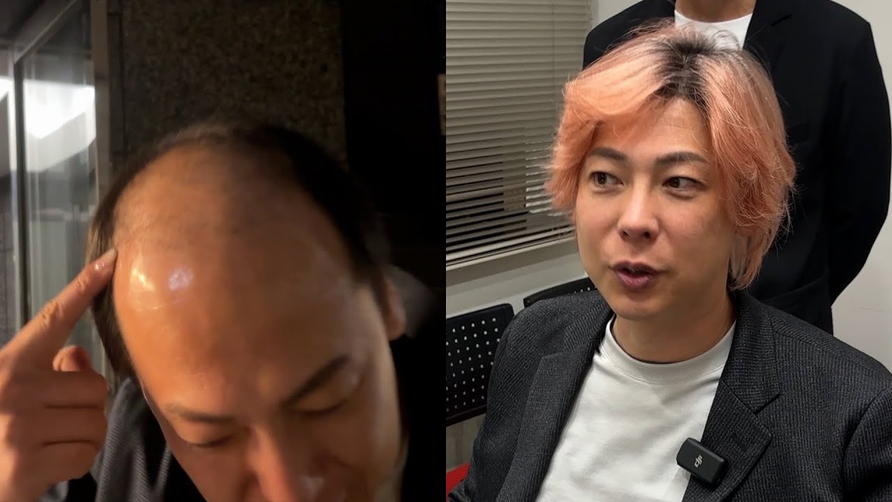 竹之内社長にカツラのスポンサーがつきました。。の巻