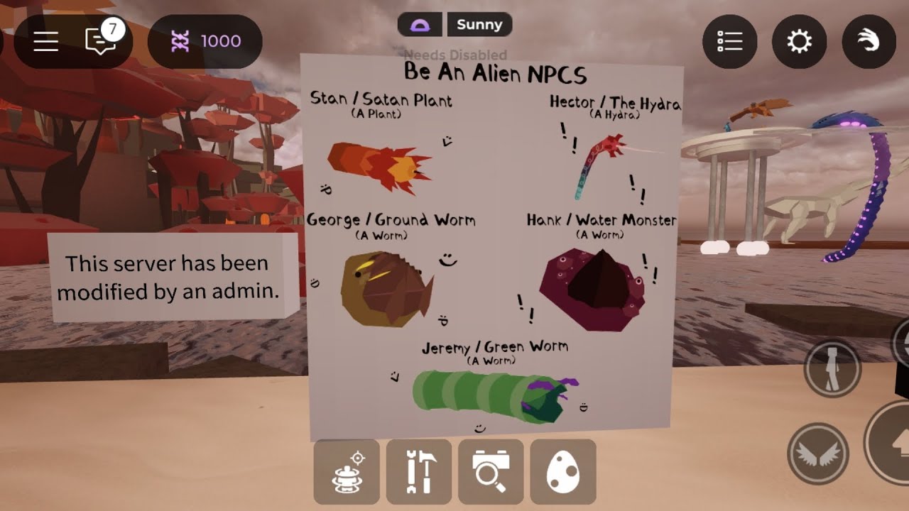 All NPCs in Be an Alien renwal + Their facts