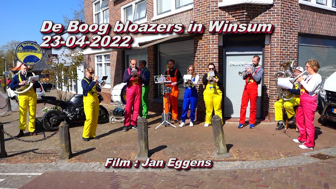 De Boog Bloazers in Winsum 23 04 2022