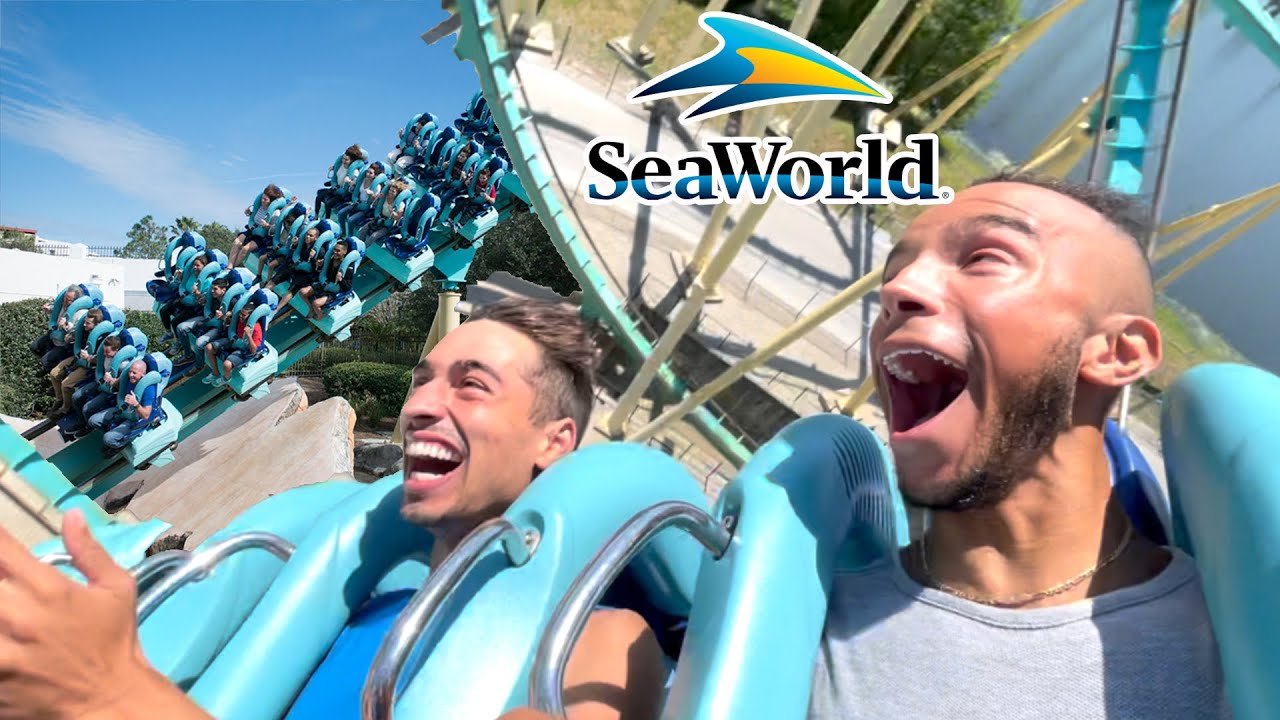 КАТАЛОСЬ НА КАЖДОМ АТТРАКЦИОНЕ В SEAWORLD ORLANDO! (МАСКИ НА АТТРАКЦИОНАХ БЕЗ)