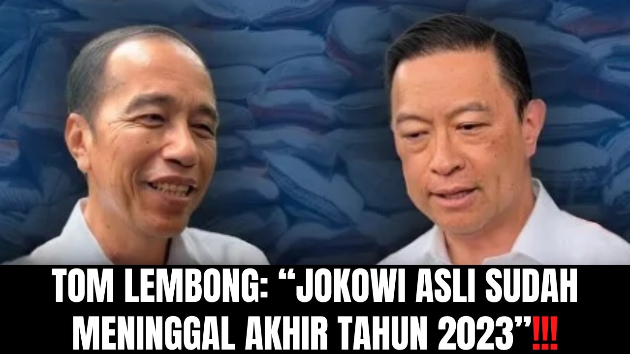 Tom Lembong: 