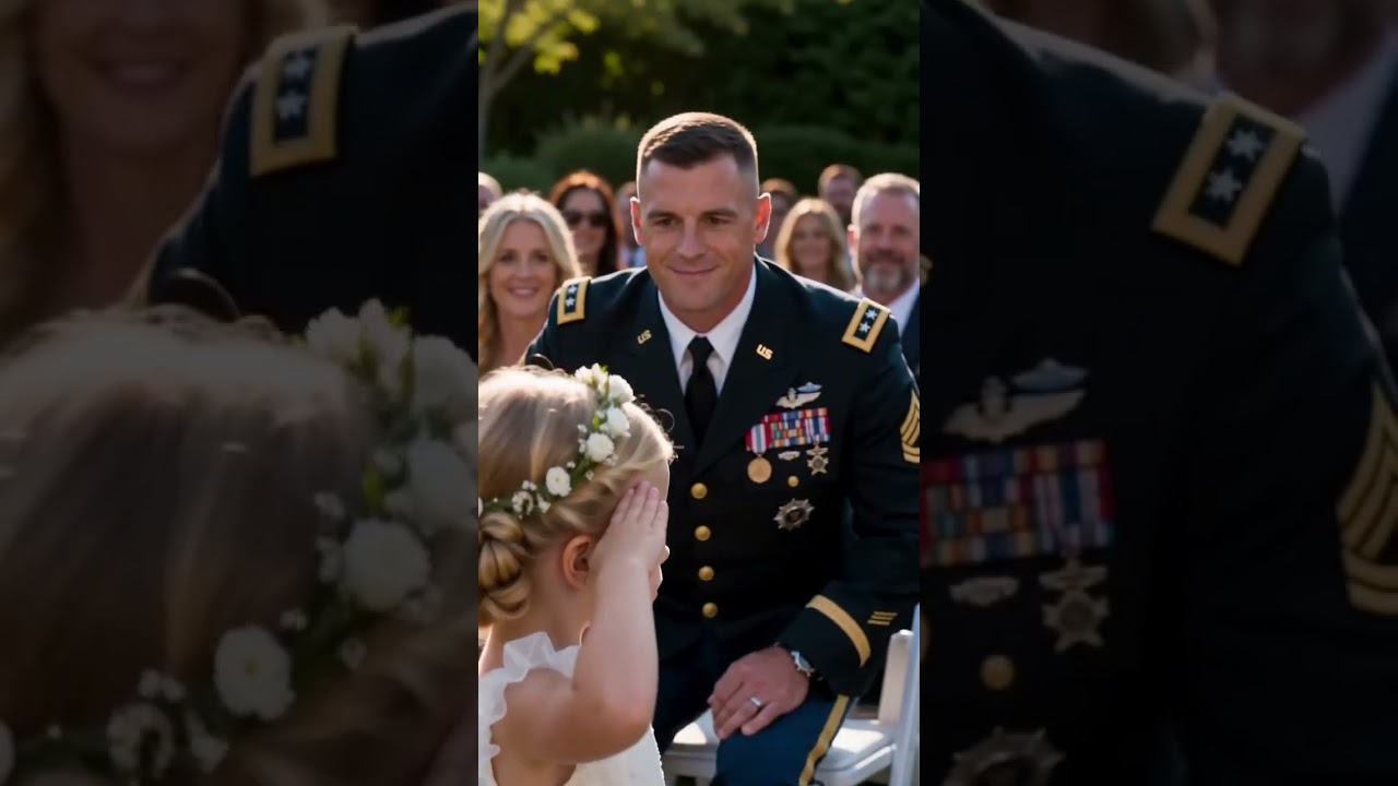The Sweetest Military Wedding Moment 🥹💍#usarmy #militarylife #patriotic