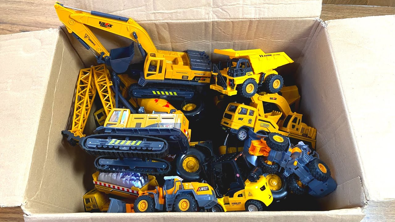 KABOLITE K350-200 DIGGER, MEGA RC TRUCKS, RC TRACTORS, RC MACHINES COLLECTION!! EXCAVATOR LESU ET30H