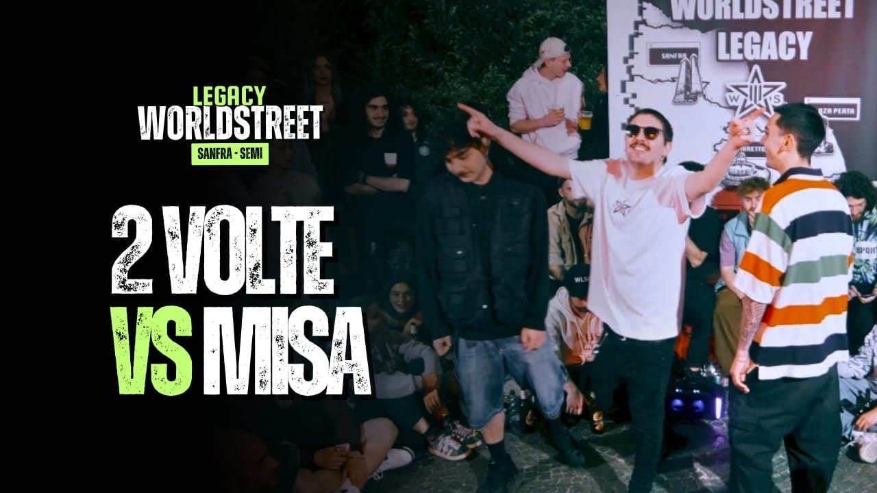 MISA vs 2VOLTE - SEMIFINALE SANFRA - Worldstreet Legacy - Freestyle Rap Battle