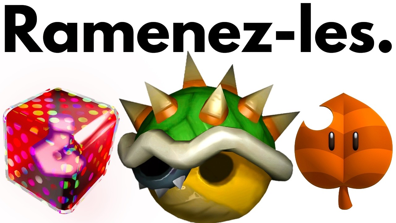 Les objets COUPÉS de Mario Kart 8 Deluxe
