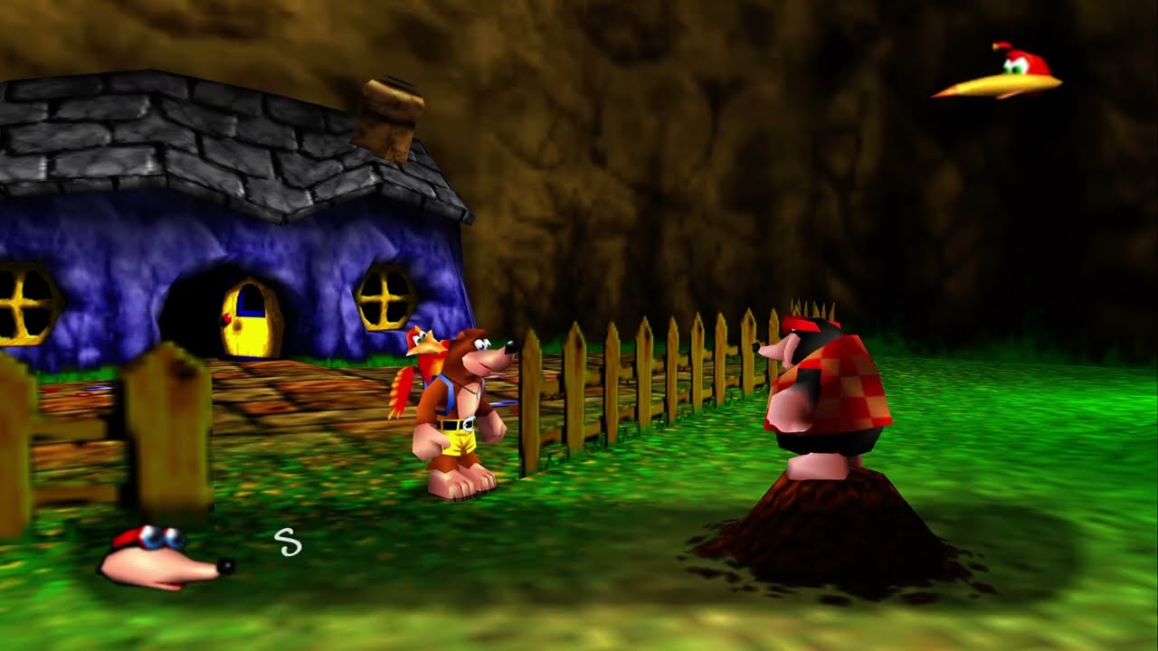 Bottles threatens to delete my save file in banjo-kazooie!