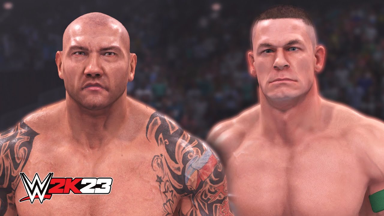 WWE 2K23 - Batista Vs John Cena FULL GAMEPLAY (PS5)