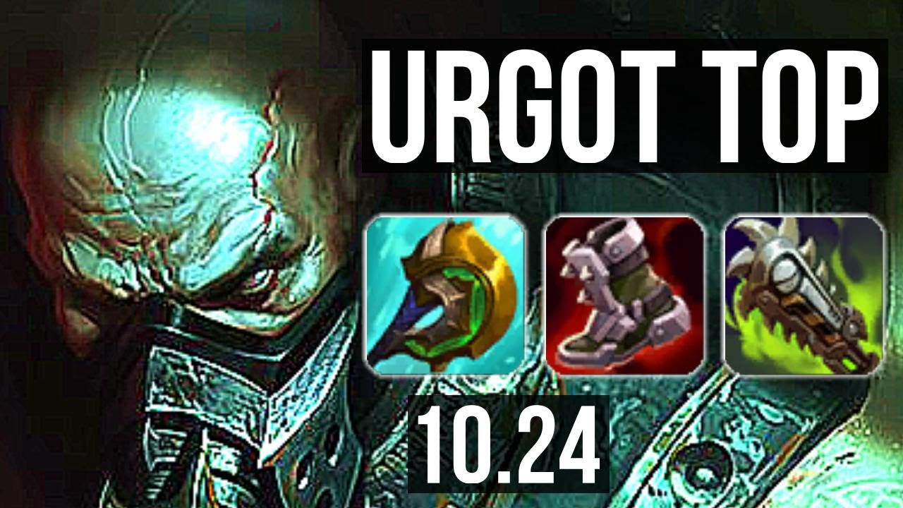 URGOT vs VLADIMIR (TOP) | Rank 2 Urgot, Dominating | KR Challenger | v10.24